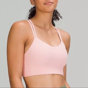 NWT Lululemon Like A Cloud Longline Bra Pink Mist 10